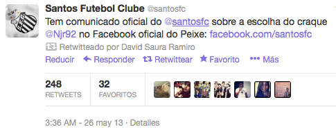 Twitter-Santos